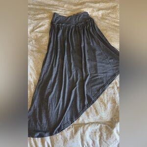 HALARA Charcoal High-Low Women's Skirt